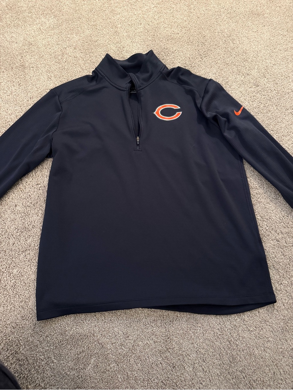 Nike Navy Pullover with Orange Team Logo